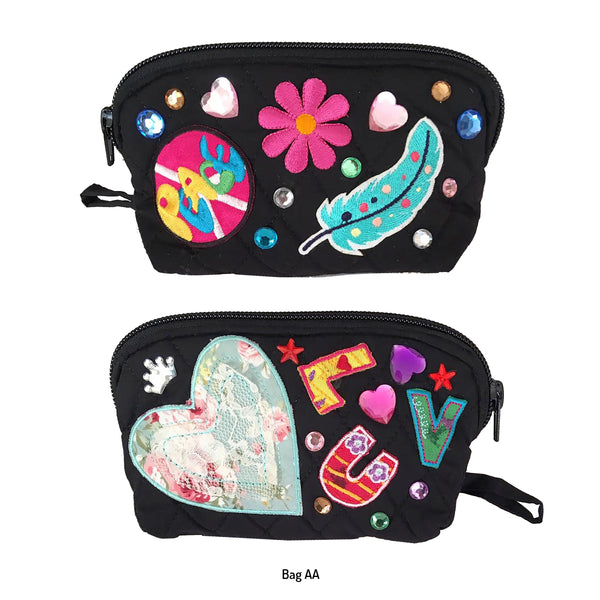 Girls Black Custom Decorated Bags!