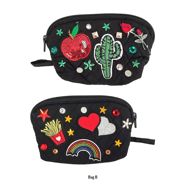 Girls Black Custom Decorated Bags!