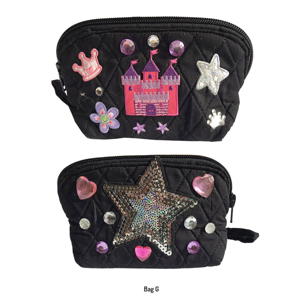 Girls Black Custom Decorated Bags!
