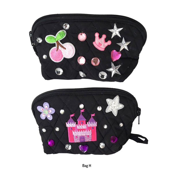Girls Black Custom Decorated Bags!