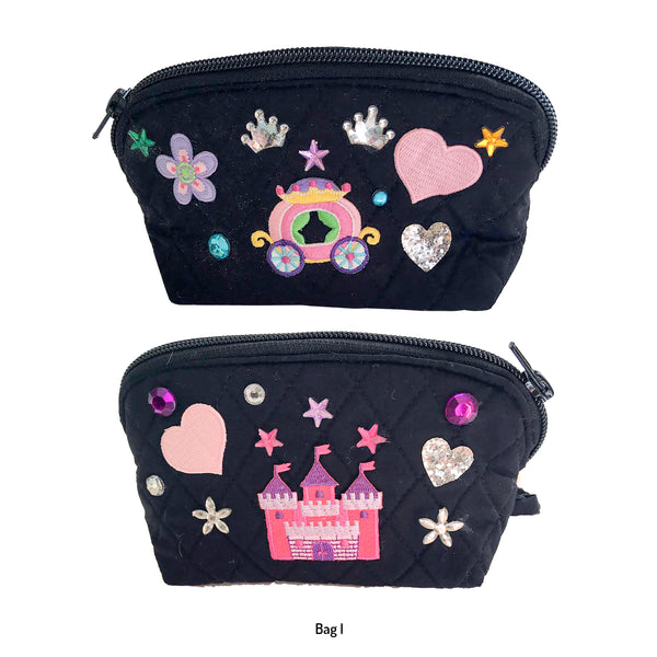 Girls Black Custom Decorated Bags!