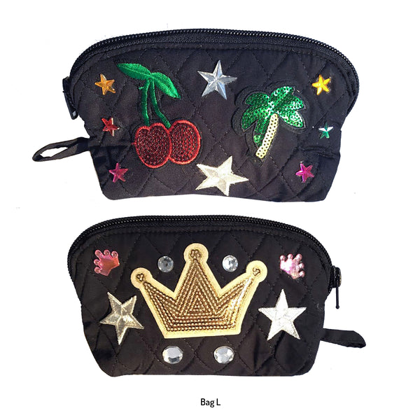 Girls Black Custom Decorated Bags!