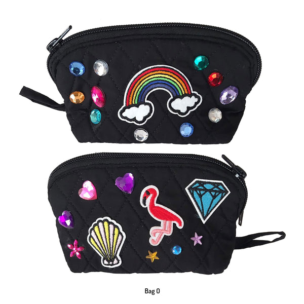 Girls Black Custom Decorated Bags!