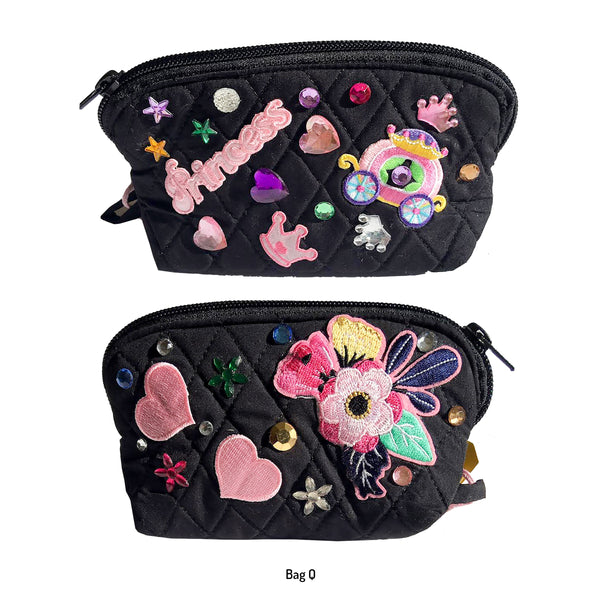Girls Black Custom Decorated Bags!