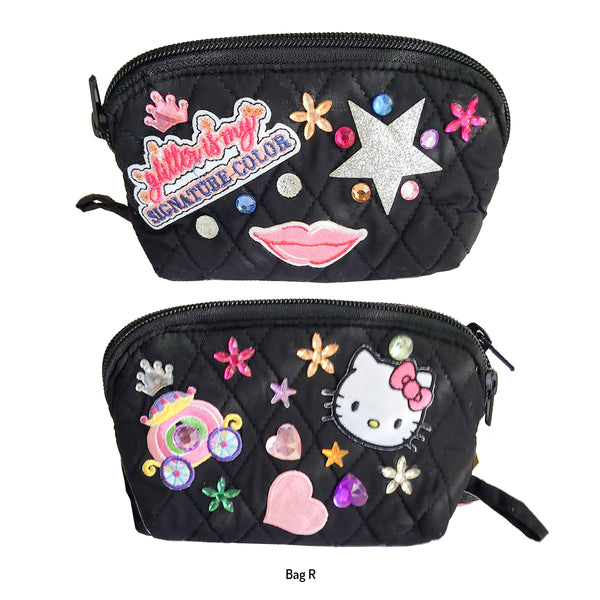 Girls Black Custom Decorated Bags!
