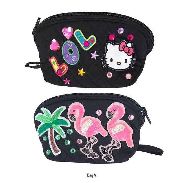 Girls Black Custom Decorated Bags!