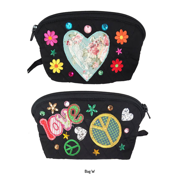 Girls Black Custom Decorated Bags!