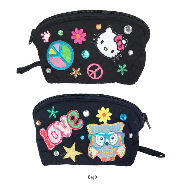 Girls Black Custom Decorated Bags!