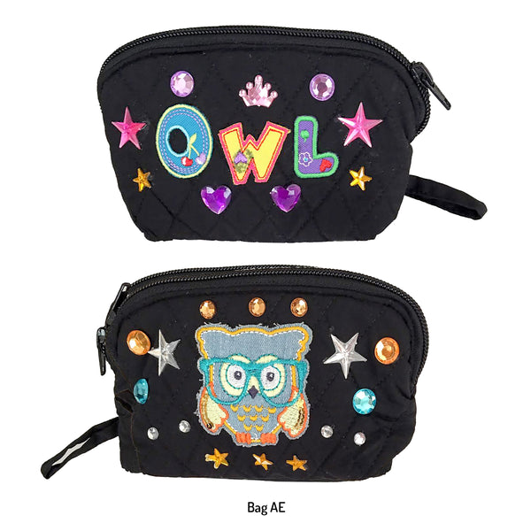 Girls Black Custom  Decorated Bags!