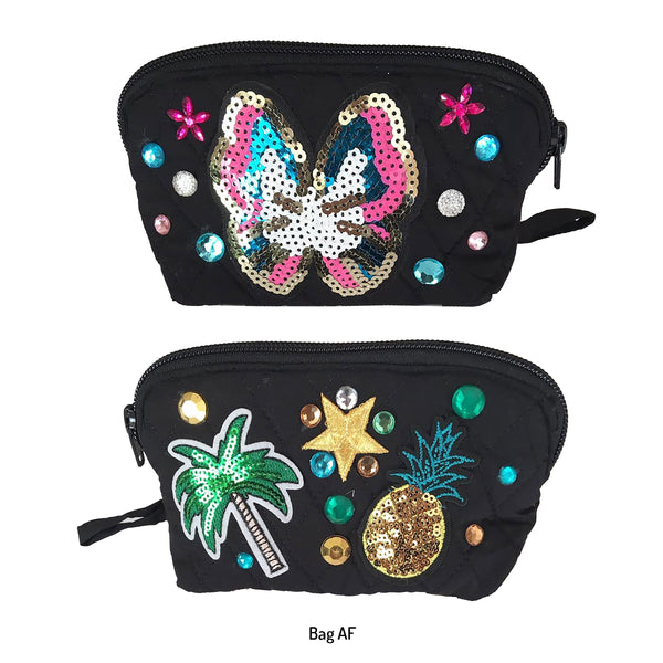 Girls Black Custom  Decorated Bags!