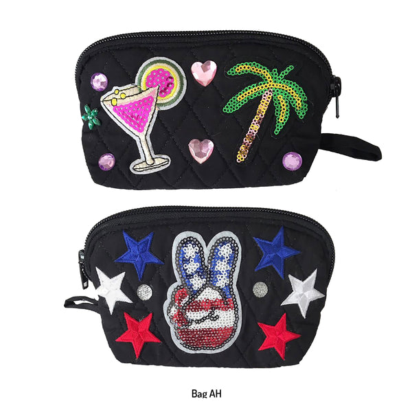 Girls Black Custom  Decorated Bags!