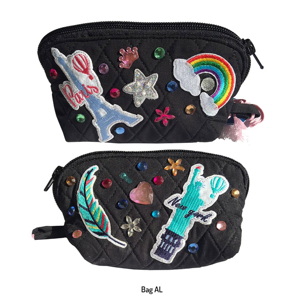 Girls Black Custom  Decorated Bags!
