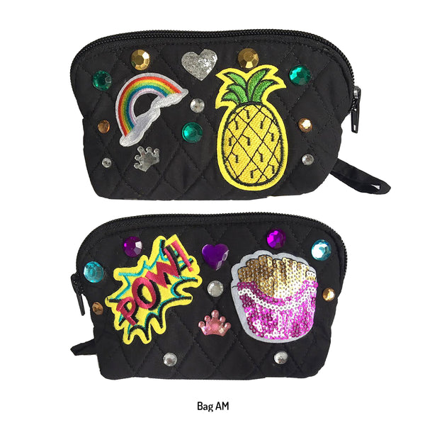 Girls Black Custom  Decorated Bags!