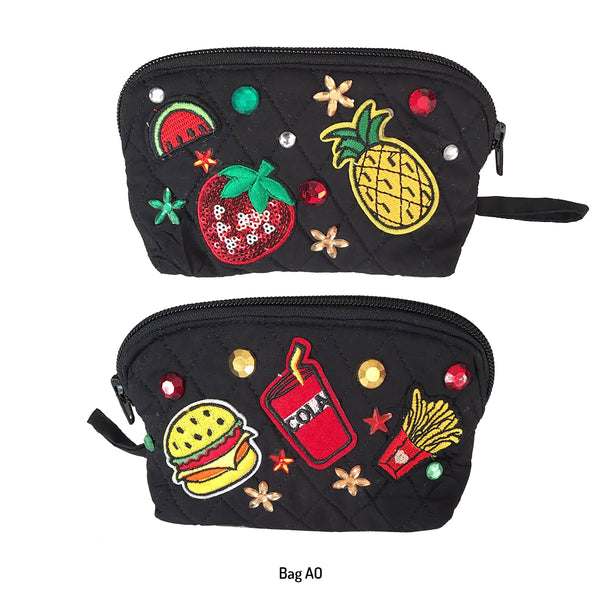 Girls Black Custom  Decorated Bags!