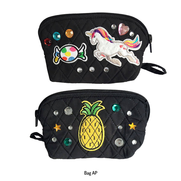 Girls Black Custom  Decorated Bags!