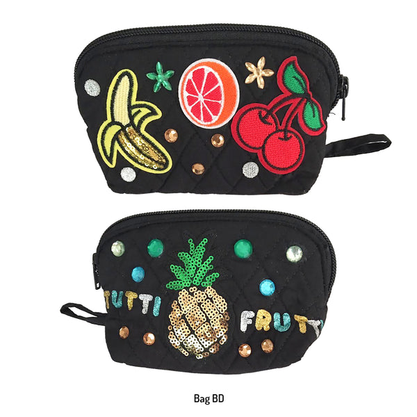 Girls Black Decorated Bags!