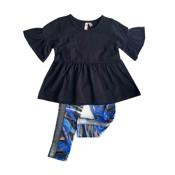Girls Swirl Striped Leggings, Sizes 6m-5y