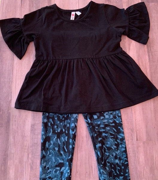 Girls Soft Cheetah Leggings, Size 12m-8y