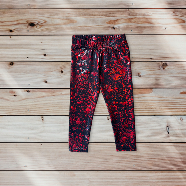 Halloween Red Splatter Leggings