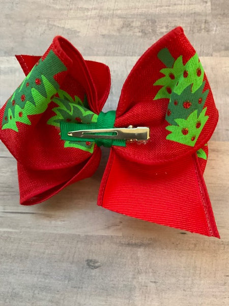Girls Christmas Hair Bows