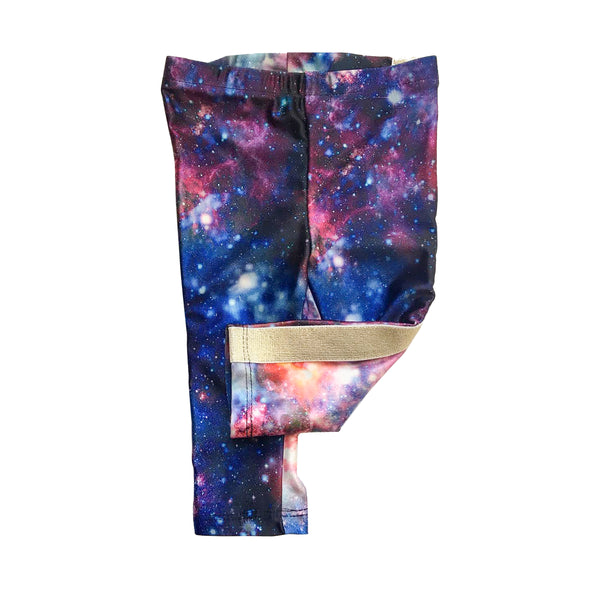 Star struck! Galaxy Legging with Gold Stripe