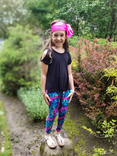 Girls Tie Dye Leggings, Sizes 2T-10y