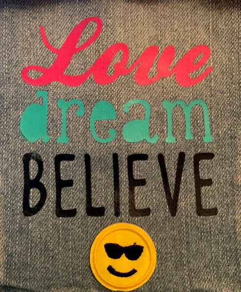 Toddler Personalized Unicorn Jean Jacket