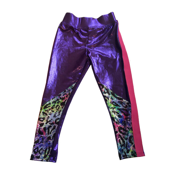 One of a Kind Purple Cheetah Legging