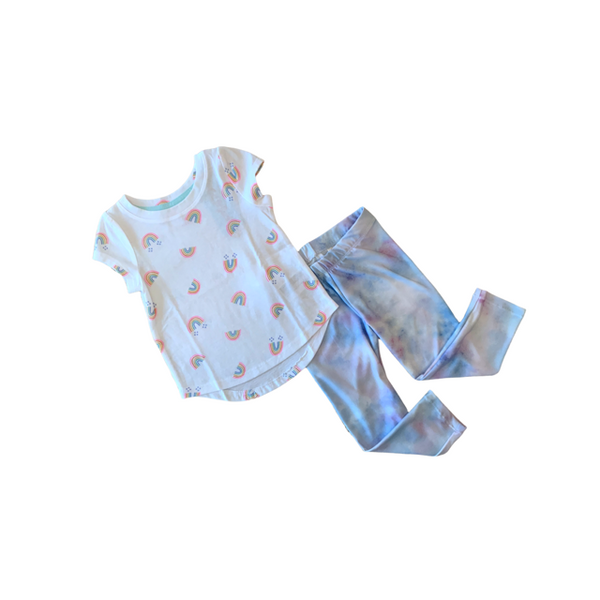 Girls Tie Dye Soft Leggings,  Sizes 12-18m to 8yr