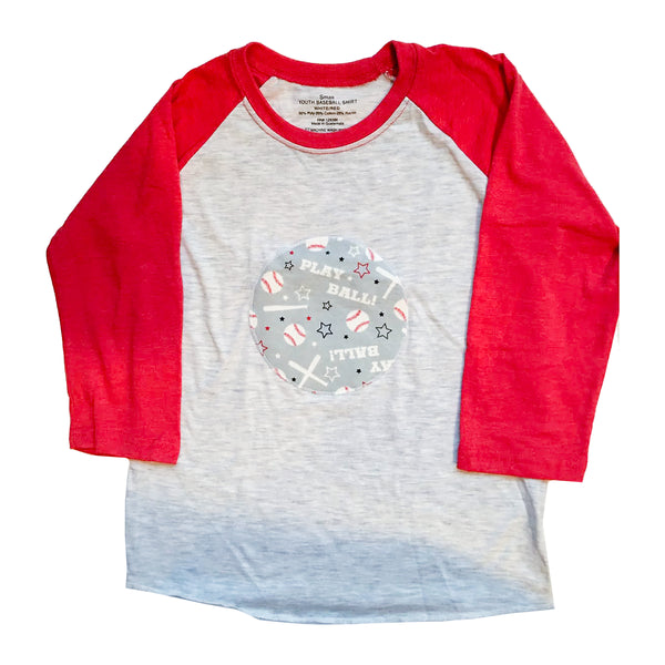 ¾ sleeve Sports: Baseball Tee