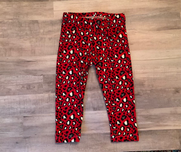 Girls Soft Cheetah Leggings, Size 12m-8y