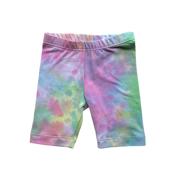 Girls Tie Dye Bike Shorts