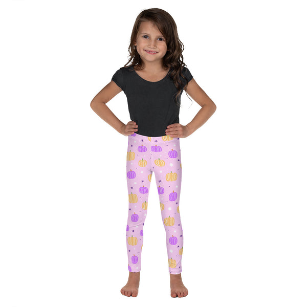 Pink Halloween Pumpkin Kid's Leggings