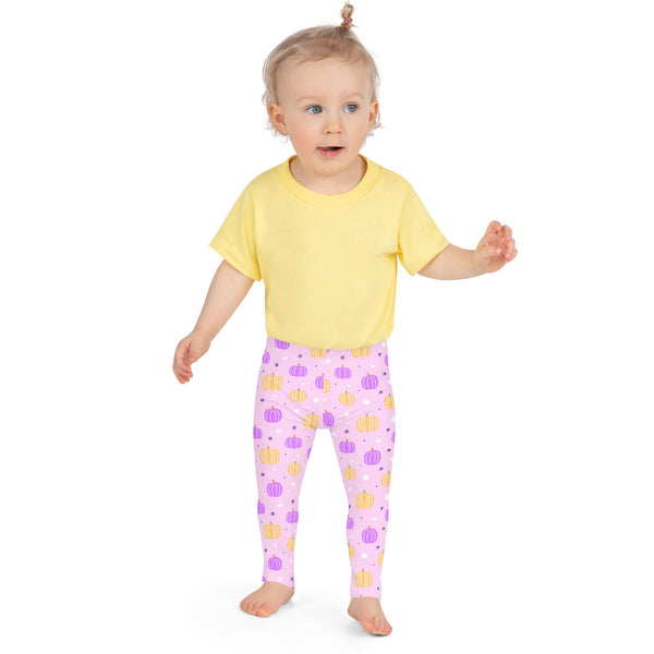Pink Halloween Pumpkin Kid's Leggings