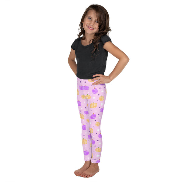 Pink Halloween Pumpkin Kid's Leggings