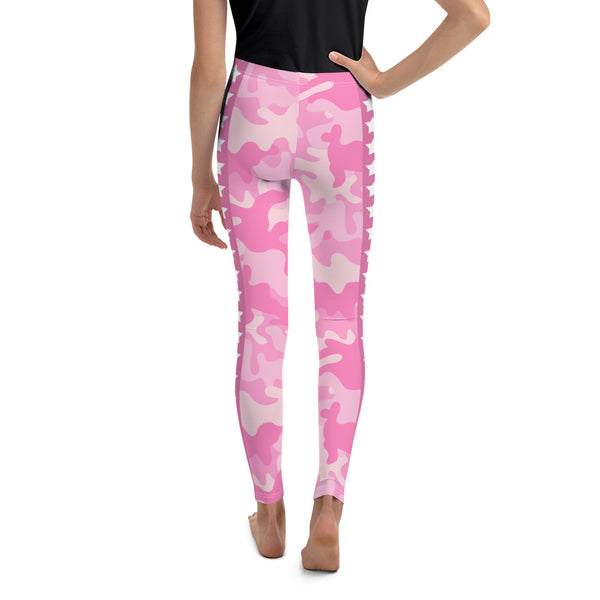 Pink Camo Youth Sublimation Leggings
