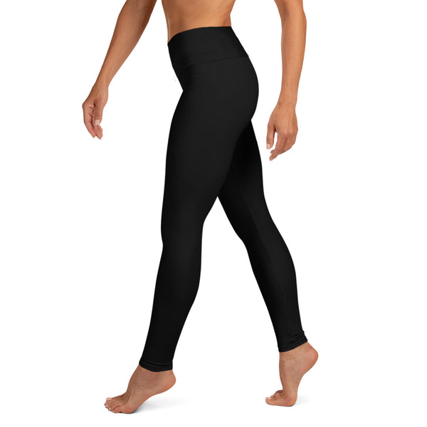 Black Yoga Leggings by Purple Fish