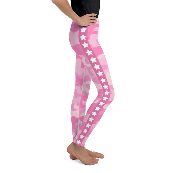 Pink Camo Youth Sublimation Leggings