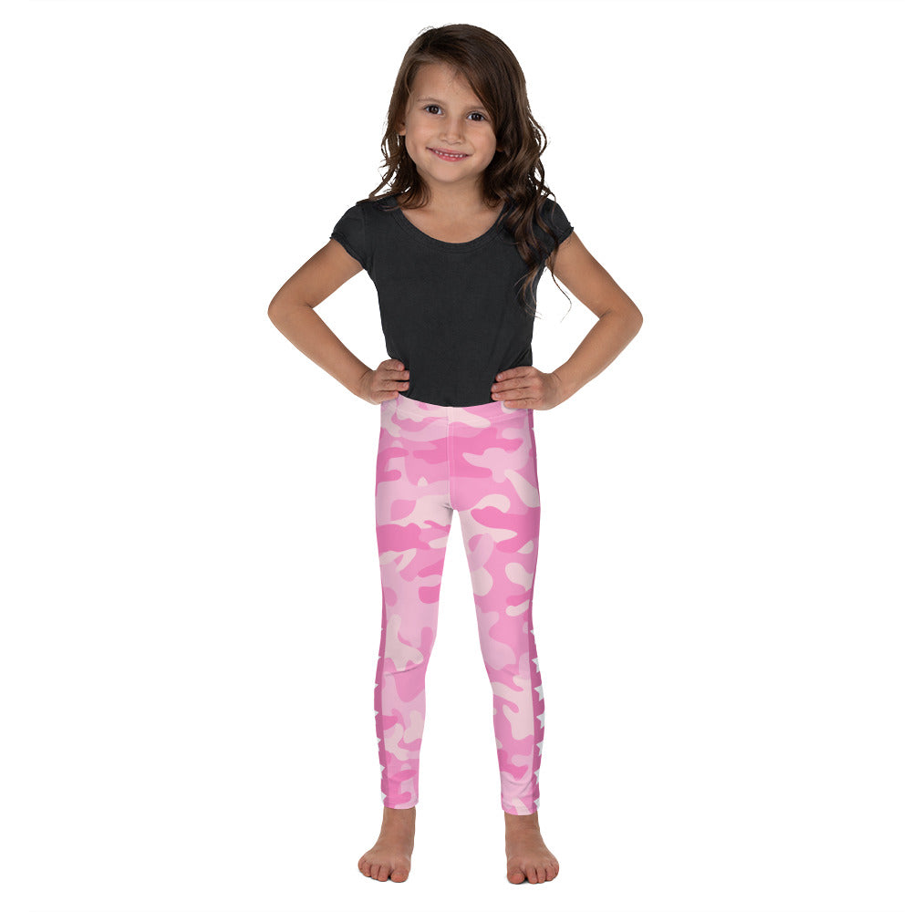 Girls Pink Camo Print Soft Fleece Legging – Urban Planet
