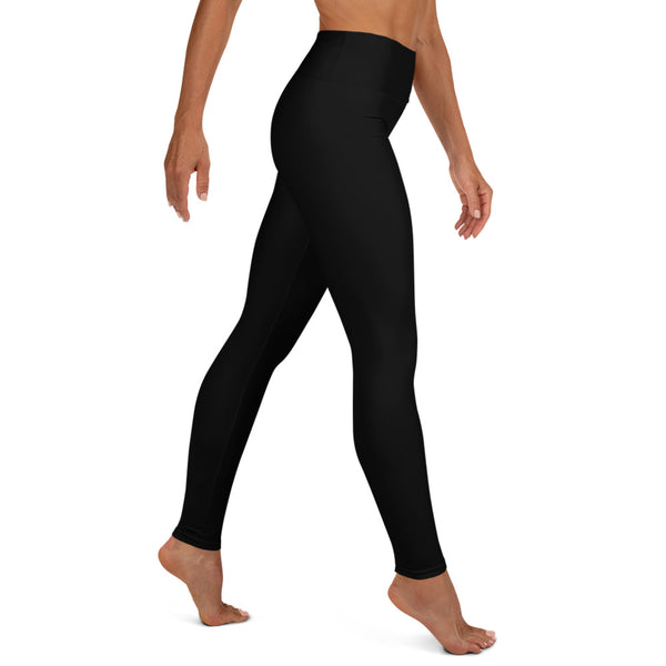 Black Yoga Leggings by Purple Fish