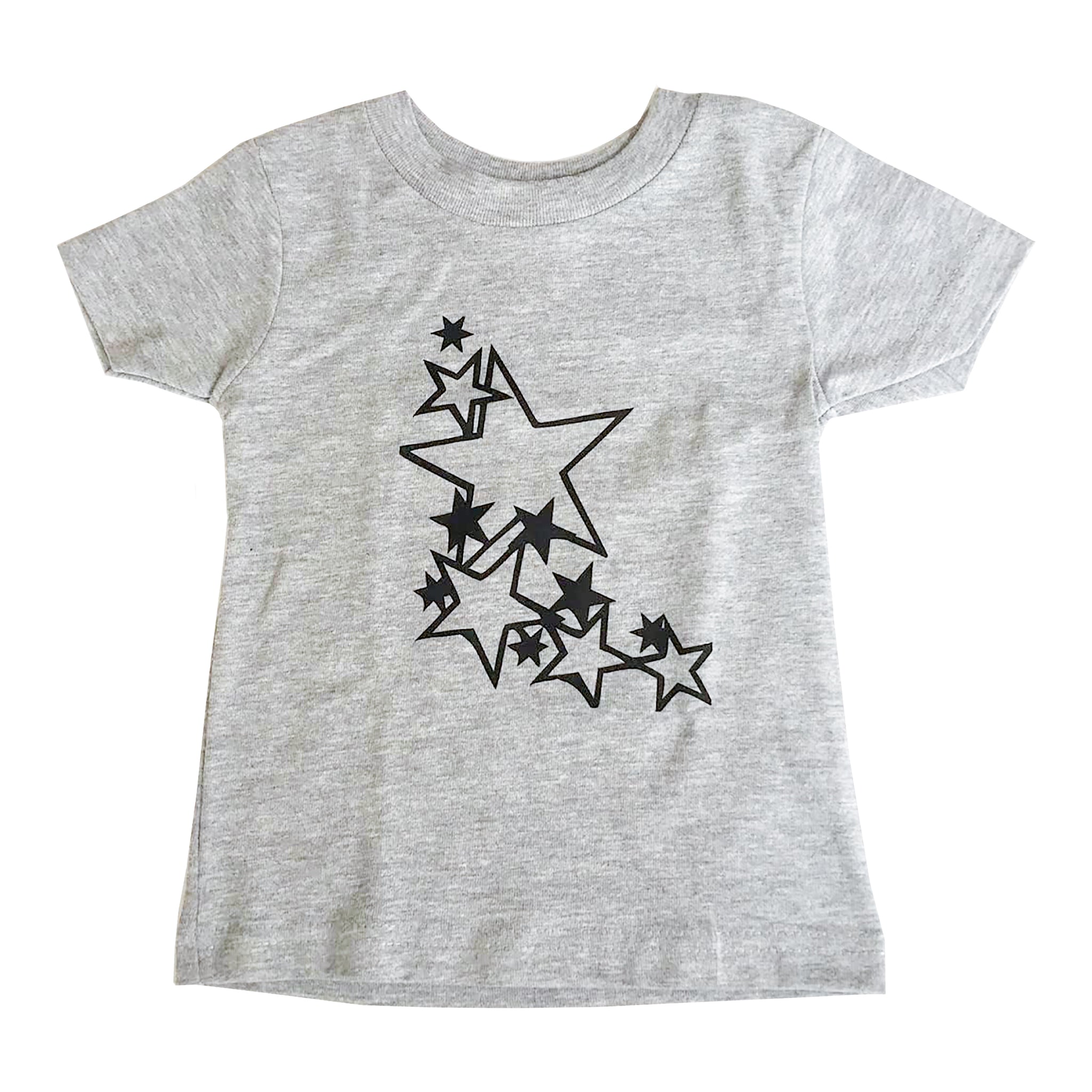 Falling stars Grey Kids T-shirt
