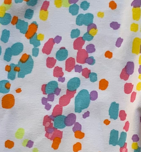Girls Spring Multi Colored Confetti Leggings