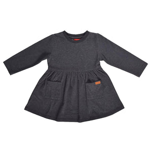 Kricket Girls Denim Knit- Long Sleeved Tunic/Dress