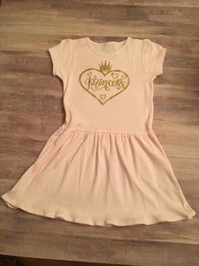 Girls Pink Twirl Summer Dress, Decorated Size 3T