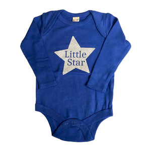 Little Star! Royal Blue Onesie