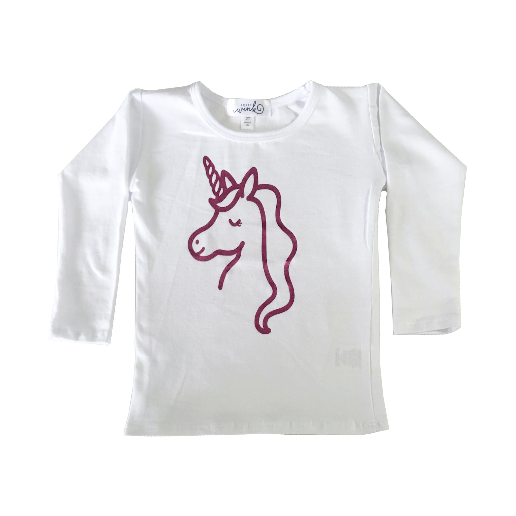Sweet Wink Girls Unicorn T-shirt, Sizes 2T, 3T