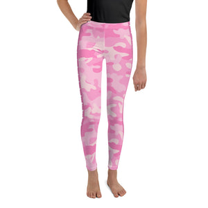 Pink Camo Youth Sublimation Leggings