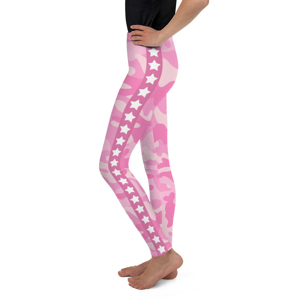 Pink Camo Youth Sublimation Leggings